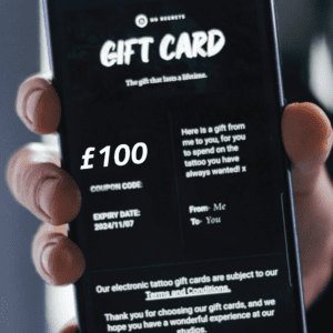 £100 Tattoo E-Gift Card