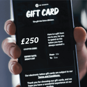 £250 Tattoo E-Gift Card