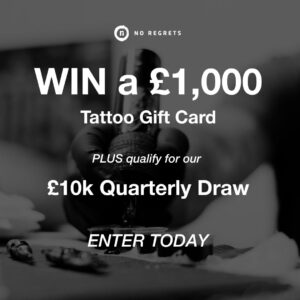 £1,000 Tattoo Gift Card Prize Draw