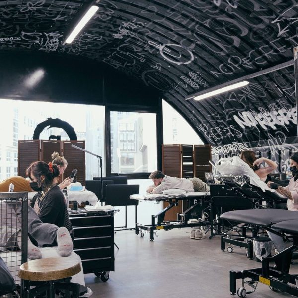 Tattoo area of No Regrets Manchester.
