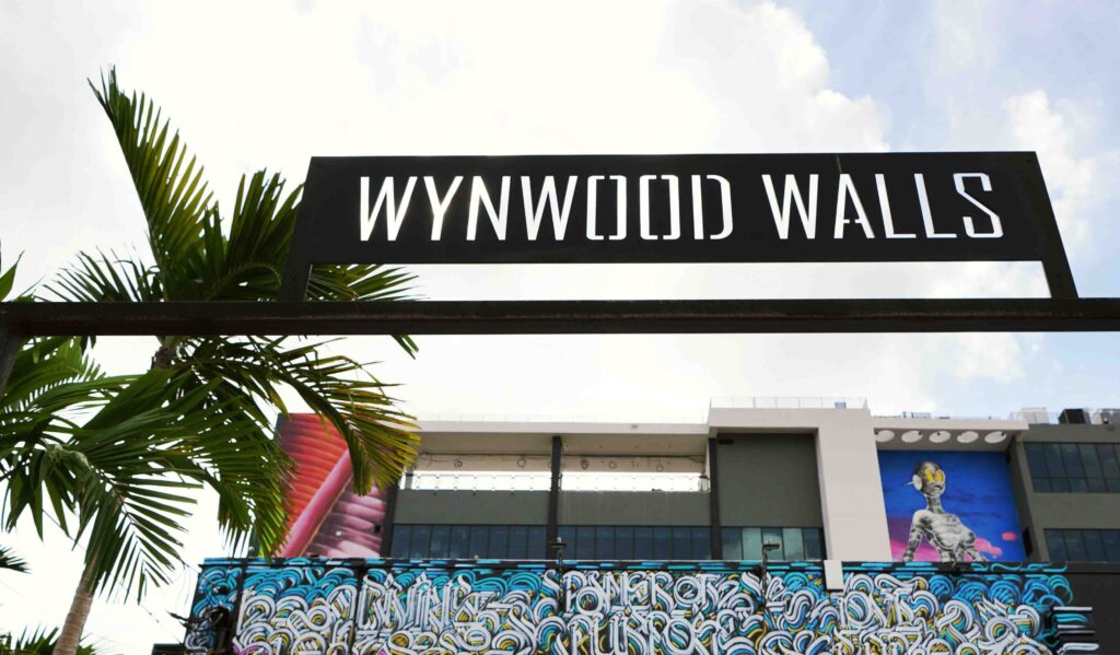 The Wynwood Walls sign in Miami